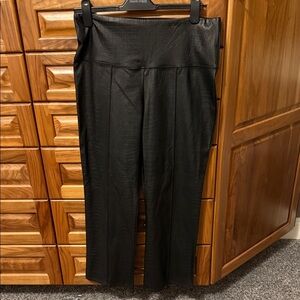 White House Black Market Black Textured Women's Pants